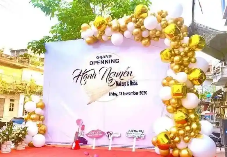 Backdrop khai trương