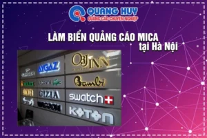 Làm Biển Quảng Cáo Mica Hà Nội Giá Rẻ