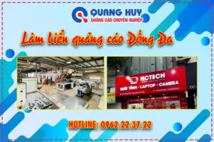 Dịch vụ làm biển quảng cáo tại Đống Đa uy tín giá rẻ