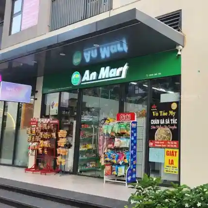 Làm biển quảng cáo tại Vinhomes Smart City siêu thị tiện lợi