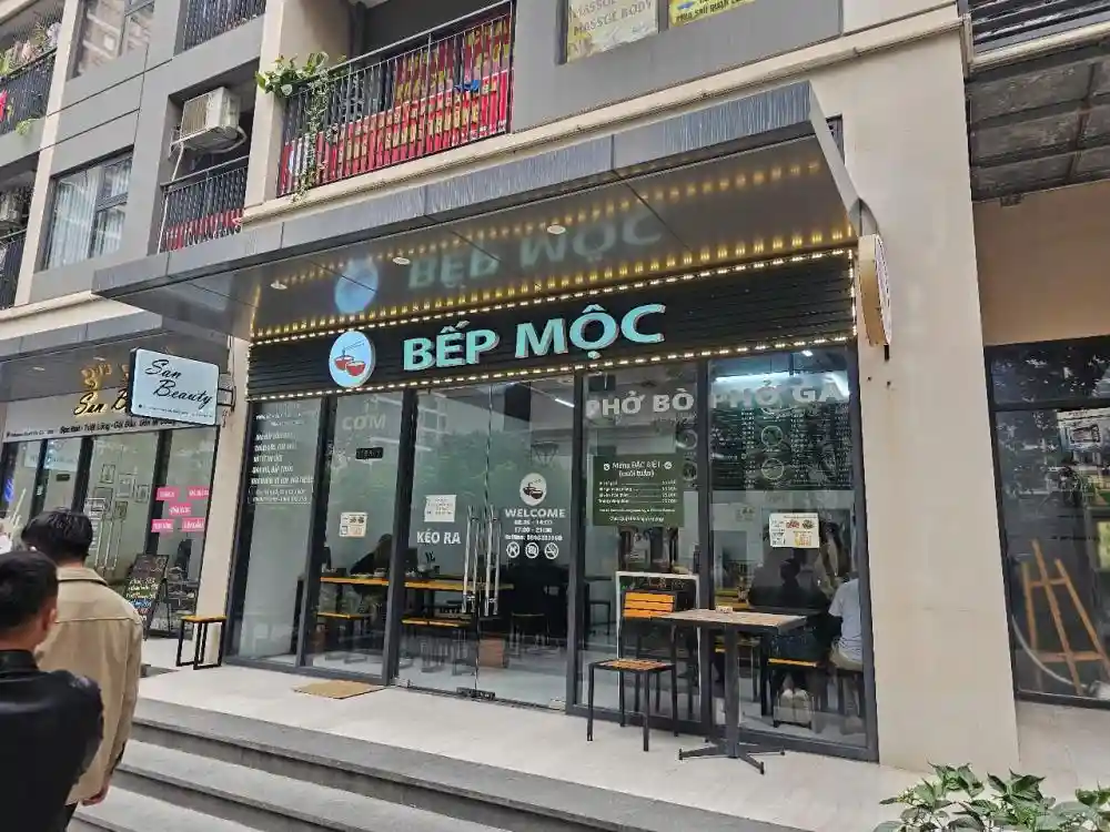 Làm biển quảng cáo Vinhomes Smart City quán ăn đẹp