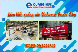 Làm biển quảng cáo tại Vinhomes smart city