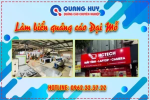 Làm biển quảng cáo giá rẻ tại Đại Mỗ chuyên nghiệp