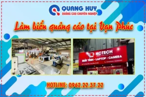 Làm biển quảng cáo tại Vạn Phúc Hà Đông